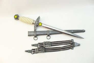 Luftwaffe officer's dagger rare manufacturer Tiger Solingen 1st variant of the manufacturer