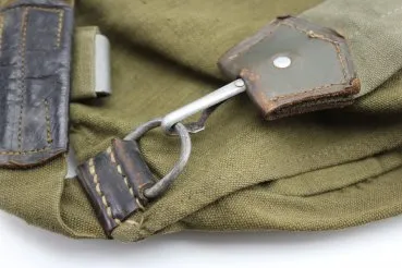 Wehrmacht bread bag with carrying strap carrier name