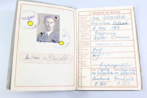 Preview: Army Service Record – 340th Infantry Division / IR 763 – Andreas von Klopotek – 1941, Missing