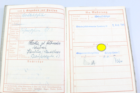 Preview: Army Service Record – 340th Infantry Division / IR 763 – Andreas von Klopotek – 1941, Missing