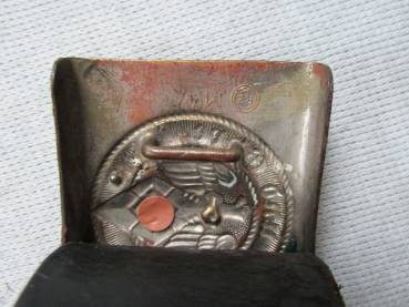 Preview: HJ Koppelschloss mit Lederriemen und Schultergurt RZM