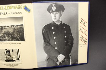 Estate of the NJL night hunting guide ship Togo, photo albums of the 11th minesweeping flotilla, boat M1103, submarine Priem