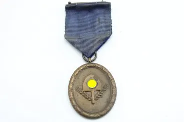 RAD service award for men, 4th level on a ribbon, with a pin system on the back