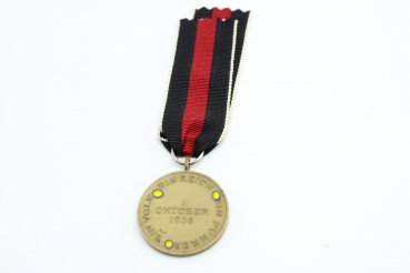 Medaille zur Erinnerung an den 1. Oktober 1938 (Sudetenland-Medaille)