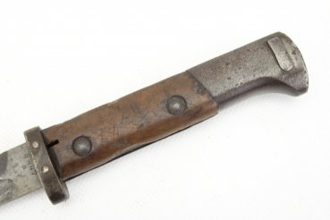 Czech S 24 bayonet VZ 24 without muzzle ring with WaA stamp and number