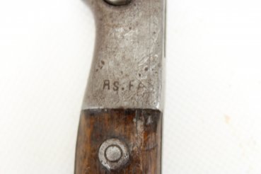 Seitengewehr bayonet marked 1 1 9 8 3 as well as AS. FA