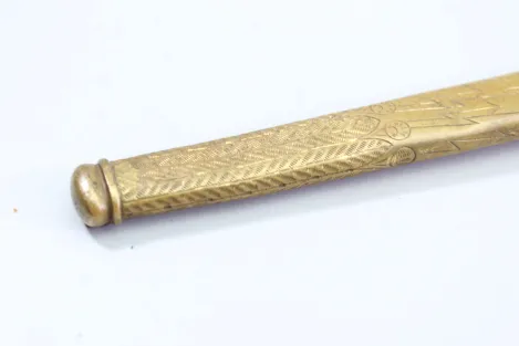 WW2 Kriegsmarine Offiziersdolch mit Portepee & Blitzscheide – F.W. Höller Solingen