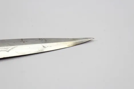 WW2 Kriegsmarine Offiziersdolch mit Portepee & Blitzscheide – F.W. Höller Solingen
