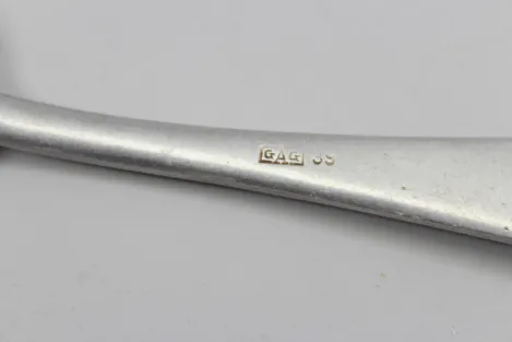 Originale Luftwaffe Gabel Kantinenbesteck 1940 Fl.U.V, GAG 1939
