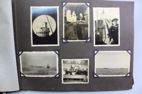 Erinnerungen meine Dienstzeit Kriegsmarine Fotoalben, Eismeer Ansichten, Glockentaucher u. U-Boote 190 Fotos
