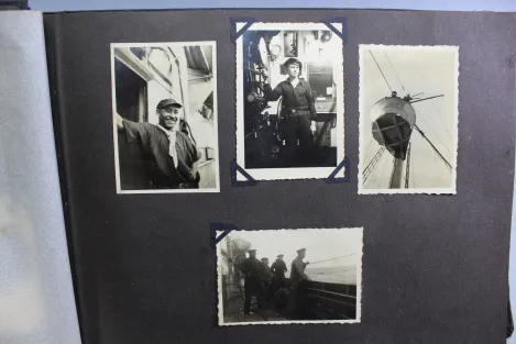 Erinnerungen meine Dienstzeit Kriegsmarine Fotoalben, Eismeer Ansichten, Glockentaucher u. U-Boote 190 Fotos