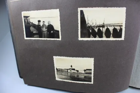 Erinnerungen meine Dienstzeit Kriegsmarine Fotoalben, Eismeer Ansichten, Glockentaucher u. U-Boote 190 Fotos