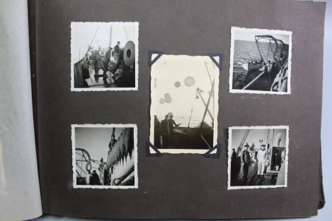 Erinnerungen meine Dienstzeit Kriegsmarine Fotoalben, Eismeer Ansichten, Glockentaucher u. U-Boote 190 Fotos