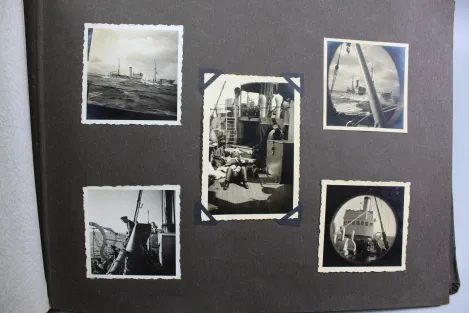Erinnerungen meine Dienstzeit Kriegsmarine Fotoalben, Eismeer Ansichten, Glockentaucher u. U-Boote 190 Fotos