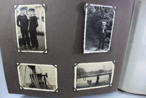 Erinnerungen meine Dienstzeit Kriegsmarine Fotoalben, Eismeer Ansichten, Glockentaucher u. U-Boote 190 Fotos