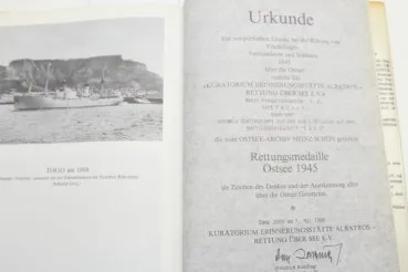 Kriegsmarine Togo NJL Nachtjagdtleitschiff Rettungsmedaille Ostsee Buch Togo