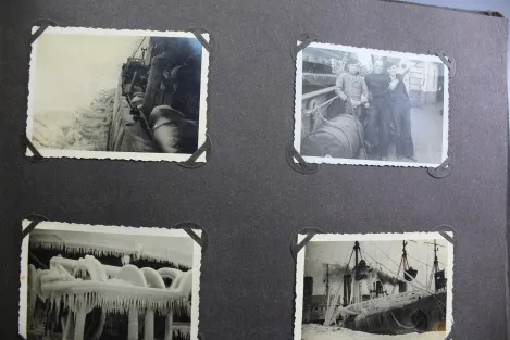 Erinnerungen meine Dienstzeit Kriegsmarine Fotoalben, Eismeer Ansichten, Glockentaucher u. U-Boote 190 Fotos