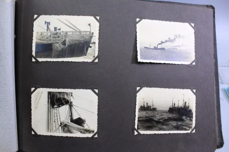 Erinnerungen meine Dienstzeit Kriegsmarine Fotoalben, Eismeer Ansichten, Glockentaucher u. U-Boote 190 Fotos