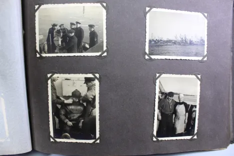 Erinnerungen meine Dienstzeit Kriegsmarine Fotoalben, Eismeer Ansichten, Glockentaucher u. U-Boote 190 Fotos