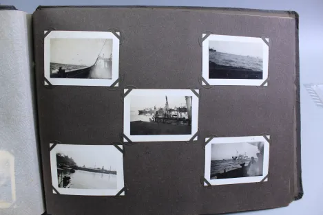 Erinnerungen meine Dienstzeit Kriegsmarine Fotoalben, Eismeer Ansichten, Glockentaucher u. U-Boote 190 Fotos