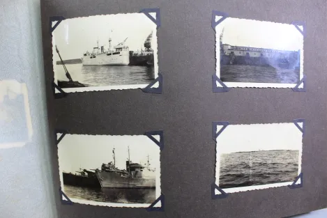 Erinnerungen meine Dienstzeit Kriegsmarine Fotoalben, Eismeer Ansichten, Glockentaucher u. U-Boote 190 Fotos