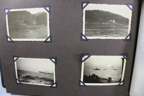 Erinnerungen meine Dienstzeit Kriegsmarine Fotoalben, Eismeer Ansichten, Glockentaucher u. U-Boote 190 Fotos