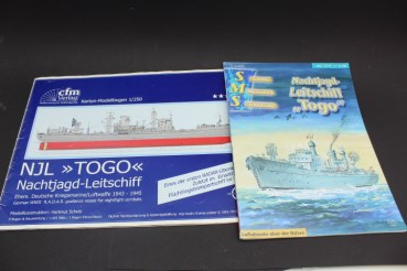 Kriegsmarine Togo Schiff 2 Hefte über die Togo