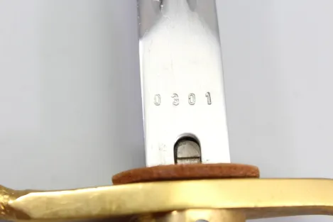 Original GDR / NVA Presentation Dagger (General’s Dagger) – "Ministry for State Security" – with Presentation Case