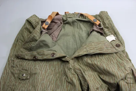 Original East German Army (NVA) camouflage trousers, East German military combat trousers, camouflage pants