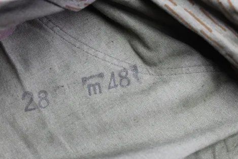 Original East German Army (NVA) camouflage trousers, East German military combat trousers, camouflage pants