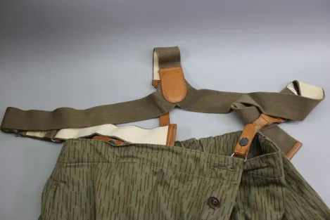 Original East German Army (NVA) camouflage trousers, East German military combat trousers, camouflage pants