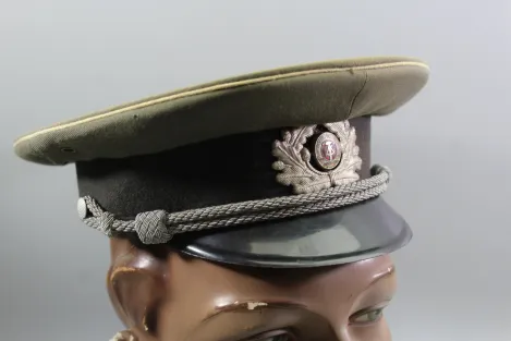 East German Army (NVA) peaked cap for an officer of the ground forces, 1967