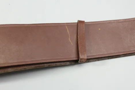 GDR Leather Belt / Officer's Belt – NVA (East German Army), Brown