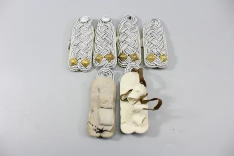 East German National People's Army (NVA) 3 pairs of shoulder boards for a lieutenant colonel