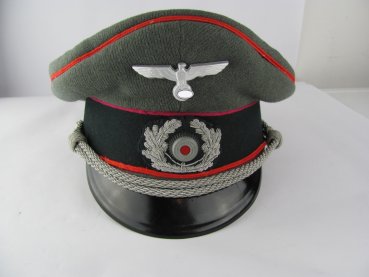 ww2 German Wehrmacht peaked cap for officers on the general staff, minimal holes on the cover