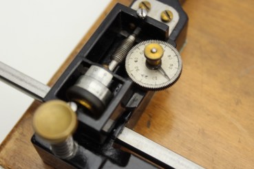 Ww2 pre-war map measuring device, vernier measuring device, cross table with vernier scale