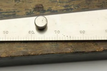 WW2 1936 Ruler with angle calculator for maps, Russian