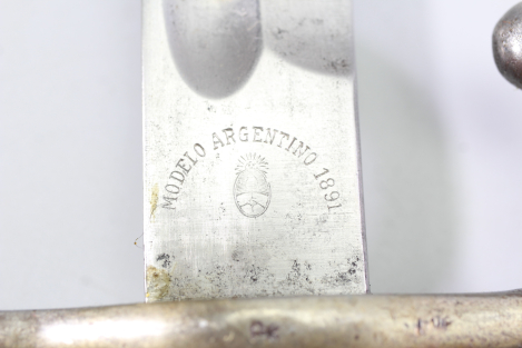 Argentine Model 1891 Infantry Bayonet – Manufacturer: WKC Solingen