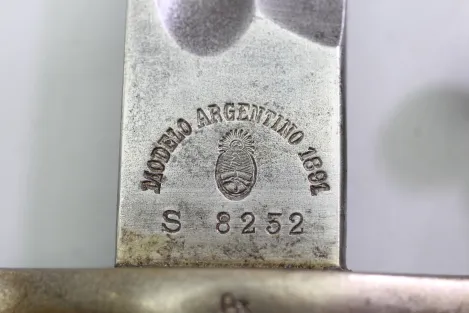 Infanterie Seitengewehr 1891 argentinisch Hersteller WKC Solingen