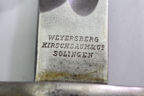 Infanterie Seitengewehr 1891 argentinisch Hersteller WKC Solingen