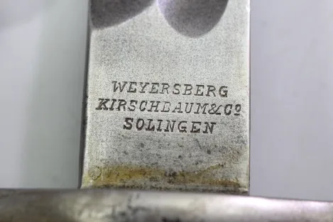 Infanterie Seitengewehr 1891 argentinisch Hersteller WKC Solingen