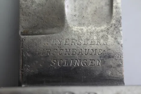 Preußen Seitengewehr Modell 71/84 Kaiserreich mit Truppenstempel Hersteller WKC