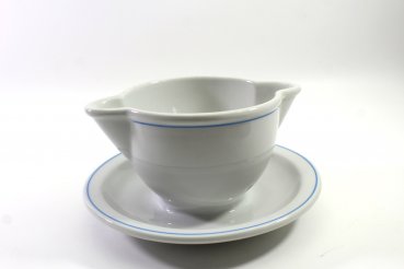 Porcelain gravy boat "Beauty of Work"