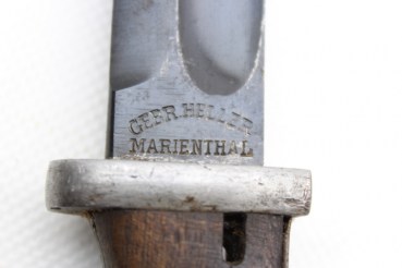 Ww1 German bayonet W17 Manufacturer Geb. Heller Marienthal