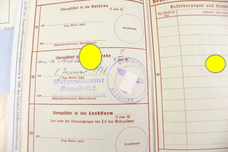 Originaler Nachlass des Soldaten Theodor Wellmann aus dem 1. & 2. Weltkrieg, Tapferkeitsmedaille als Musketier bei Liuilly Marne 02.09.1918 mit Gravur, Urkunde, Wehrpass