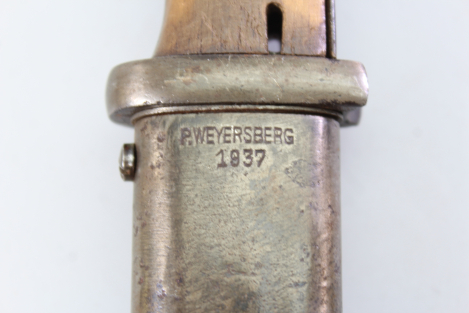K98 Seitengewehr 84/98 III / Bayonet 1937 Paul Weyersberg