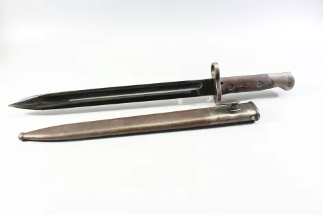 Portuguese Mauser-Vergueiro bayonet, Model 1904. Manufactured by Simson & Co., Suhl; serial number B7183.
