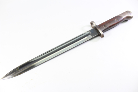 Portuguese Mauser-Vergueiro bayonet, Model 1904. Manufactured by Simson & Co., Suhl; serial number B7183.