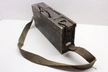 MG ammunition box / belt box WaA and manufacturer, year and inscription