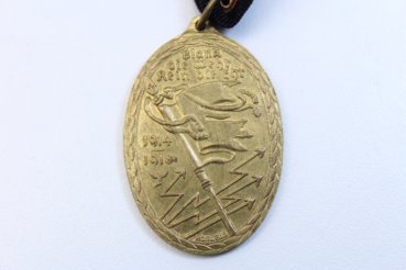 Kriegsdenkmünze - Kyffhäuser Medaille "Blank die Wehr-rein die Ehr 1914-1918"